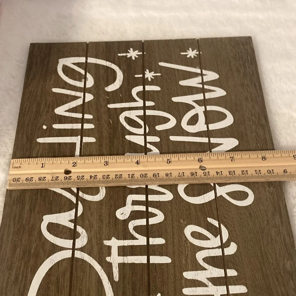 Target BP 2019 Christmas Dashing Through the Snow Hanging Sign